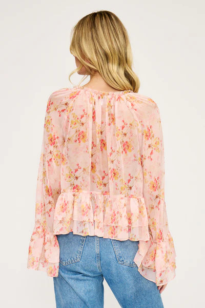 Rochelle Peplum Ruffle Top