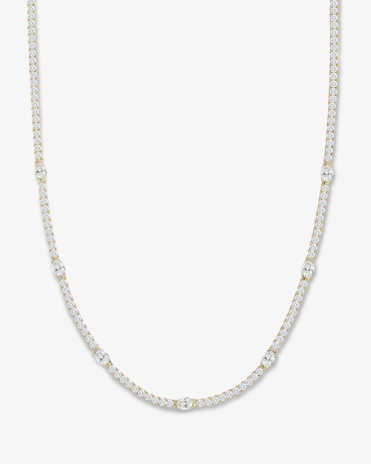 Melinda Maria The Maven Tennis Necklace 16"