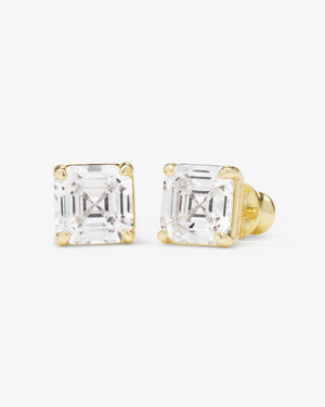 Melinda Maria Queens 8mm Studs in Gold