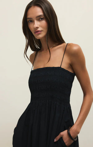 Z Supply Cornelia Poplin Midi Dress