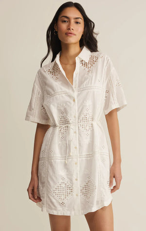 Z Supply Annabelle Eyelet White Dress