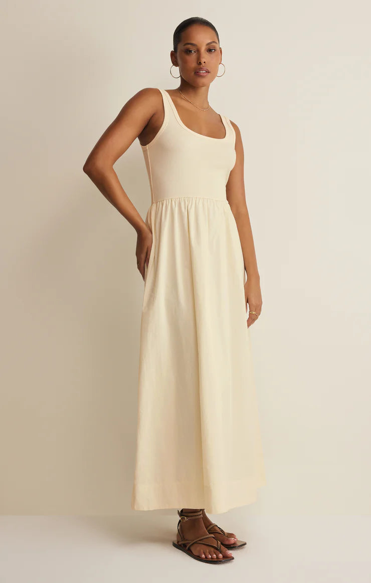 Z Supply Kensie Midi Dress in Cloud