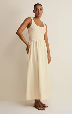 Z Supply Kensie Midi Dress in Cloud