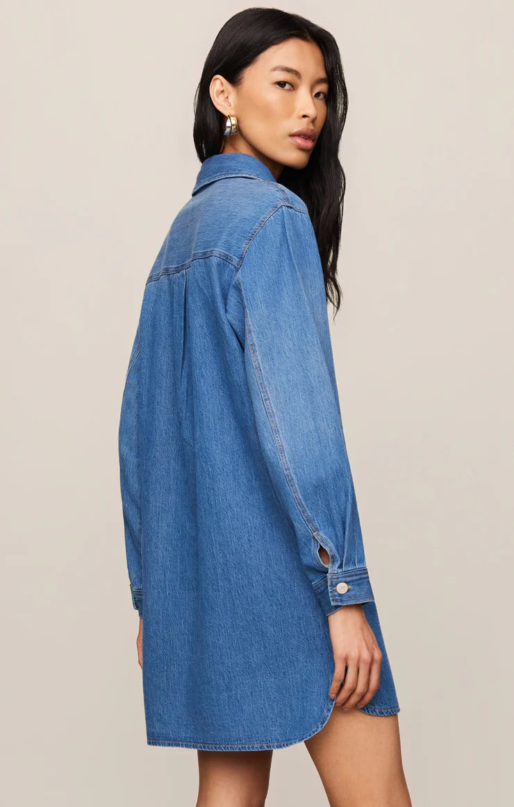 Z Supply Lucie Denim Shirt Dress