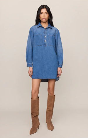 Z Supply Lucie Denim Shirt Dress