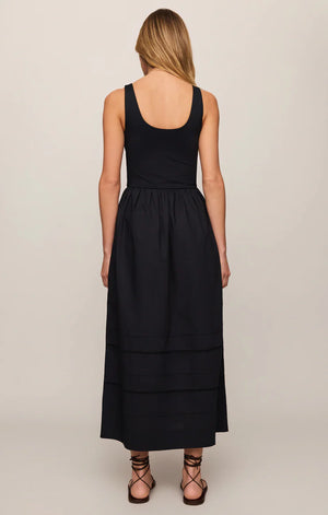 Z Supply Johannas Black Midi Dress
