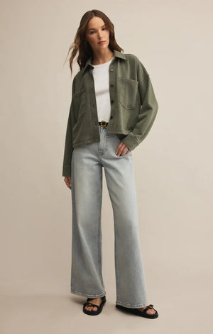 Z Supply All Day Cropped Knit Jacket