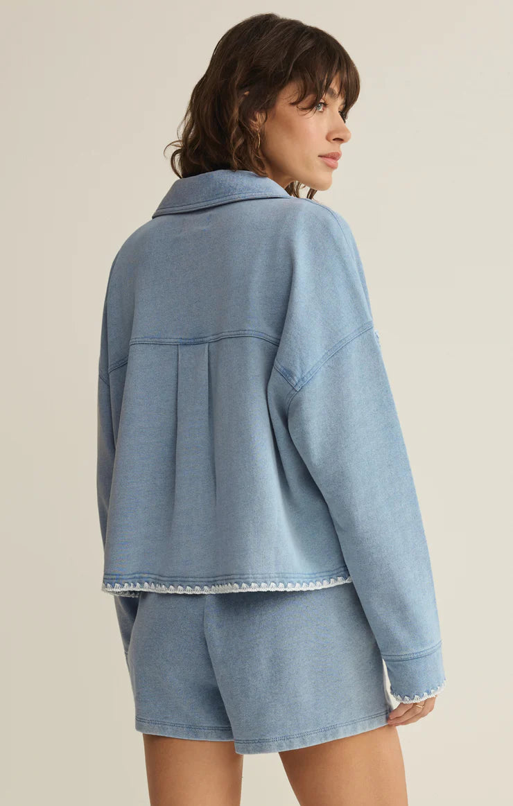 Z Supply  All Day Crop Whipstitch Jacket