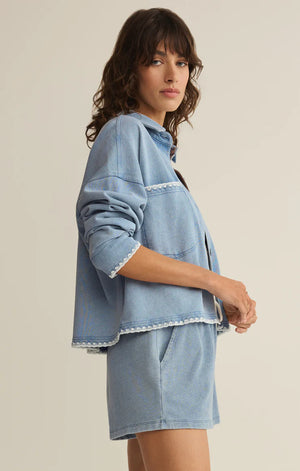 Z Supply  All Day Crop Whipstitch Jacket
