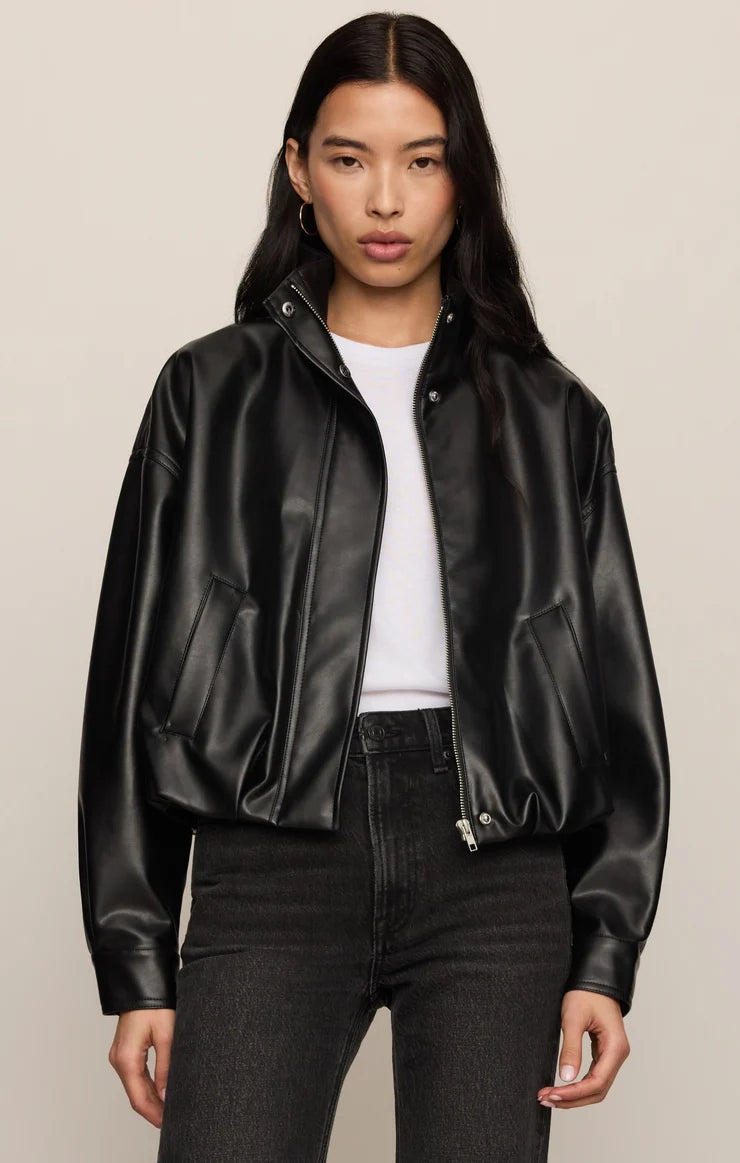 Z Supply Corin Bubble Hem Jacket 