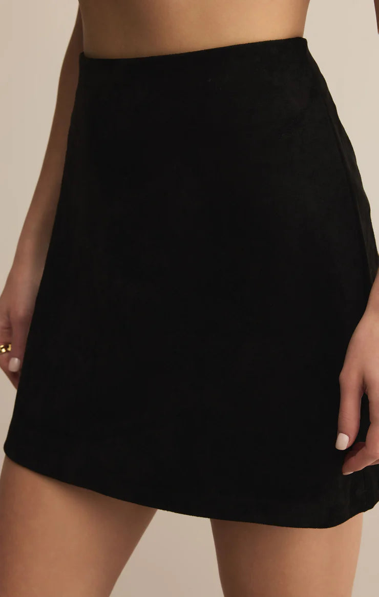 Z Supply Ciera Suede Mini Skirt