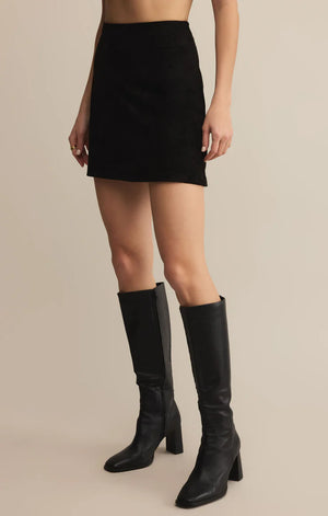 Z Supply Ciera Suede Mini Skirt