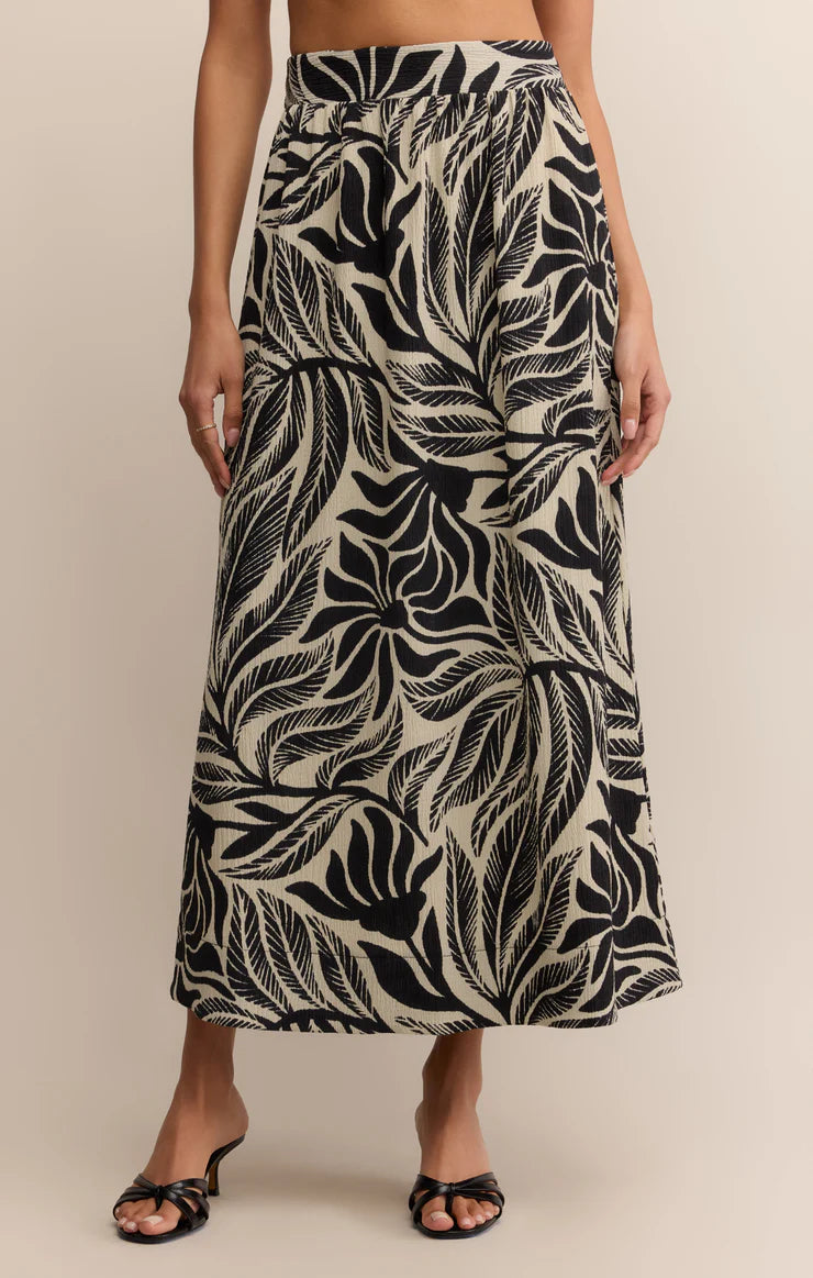 Z Supply Serendipity Isla Leaf Skirt - Pilar Boutique