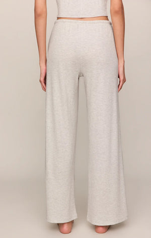 Z Supply Feather Grey Waffle Pant