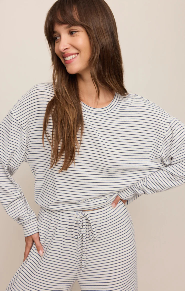 Z Supply Classic Eclipse Stripe Long Sleeve Top