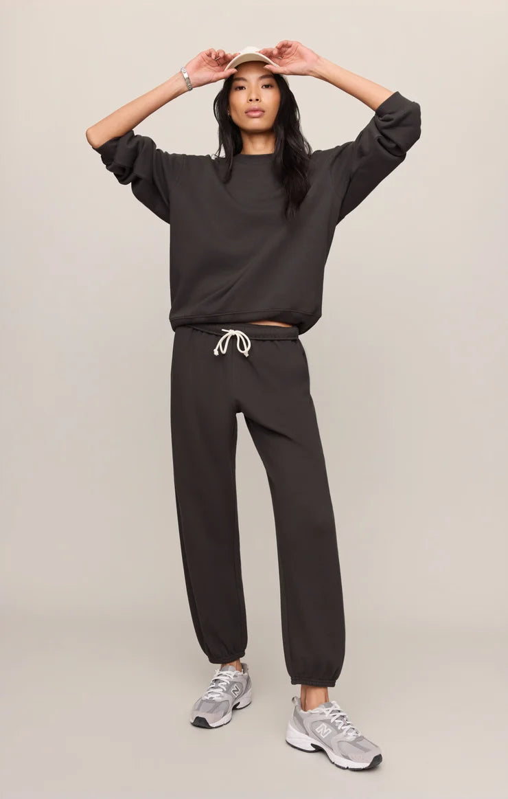 Z Supply Uptown Jogger in Ash Black