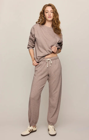 Z Supply Heather Ash Uptown Jogger