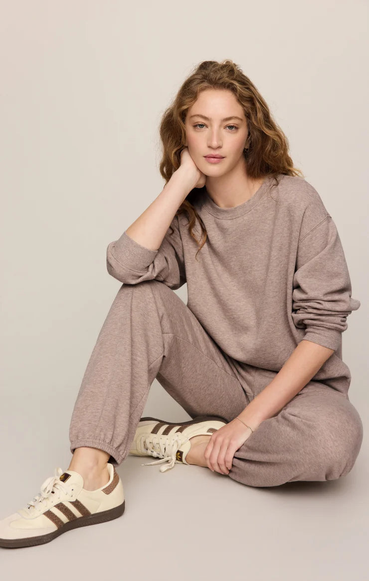 Z Supply Heather Ash Uptown Jogger