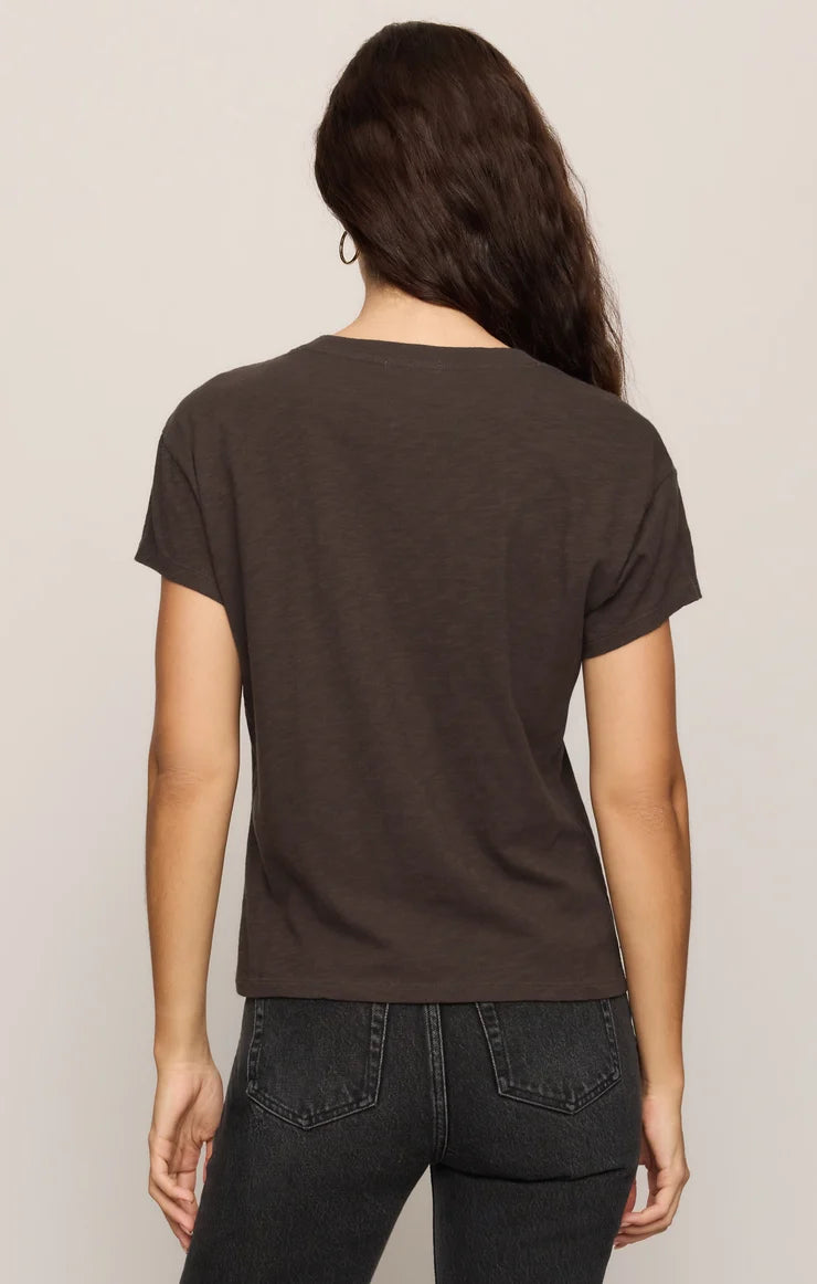 Z Supply Modern Slub Tee in Cocoa Bean