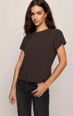 Z Supply Modern Slub Tee in Cocoa Bean