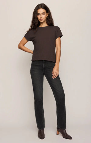 Z Supply Modern Slub Tee in Cocoa Bean