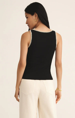 Z Supply Jaidynn Whipstitch Rib Tank