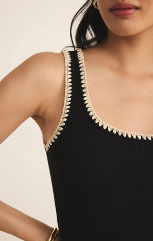 Z Supply Jaidynn Whipstitch Rib Tank