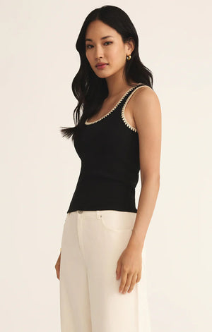 Z Supply Jaidynn Whipstitch Rib Tank
