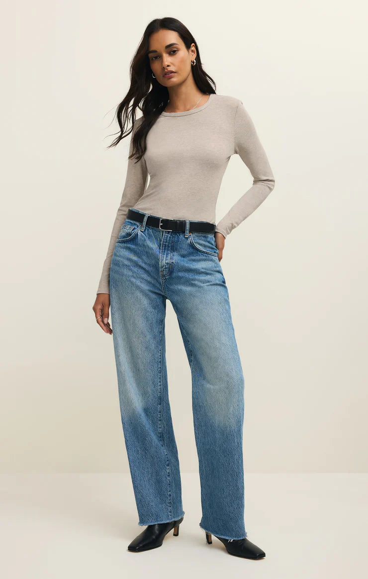 Z Supply Second Skin Crew LS