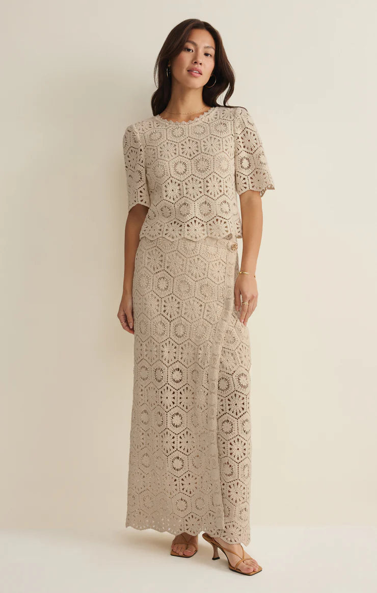 Z Supply Raquel Lace Top