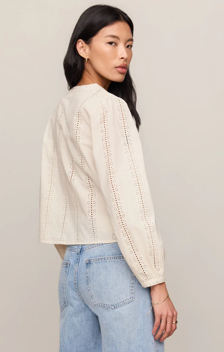 Z Supply Louella Cloud Button Up Top
