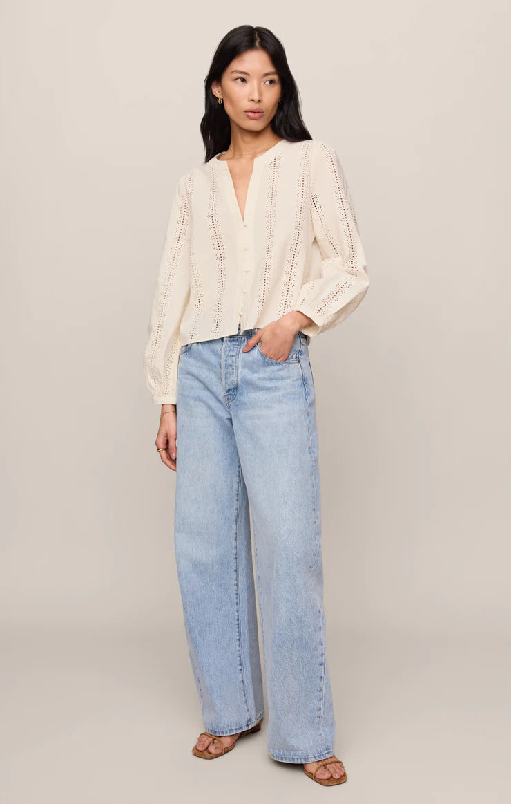 Z Supply Louella Cloud Button Up Top
