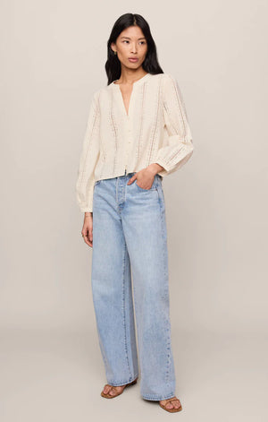 Z Supply Louella Cloud Button Up Top