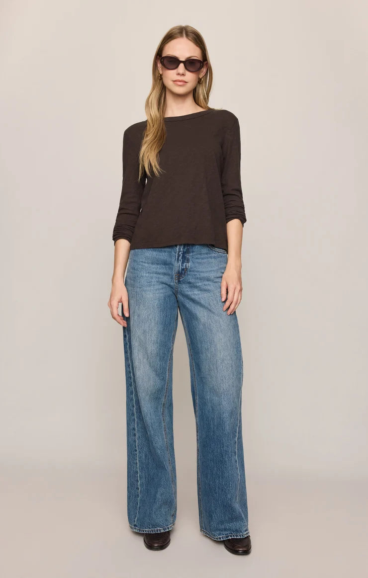 Z Supply Junie Long Sleeve in Cocoa Bean