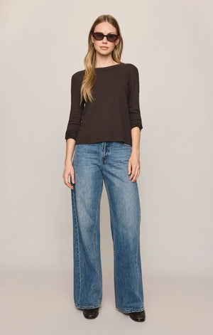 Z Supply Junie Long Sleeve in Cocoa Bean