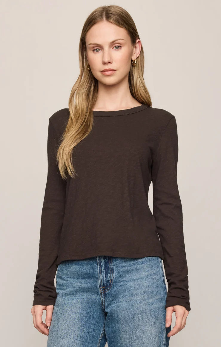 Z Supply Junie Long Sleeve in Cocoa Bean