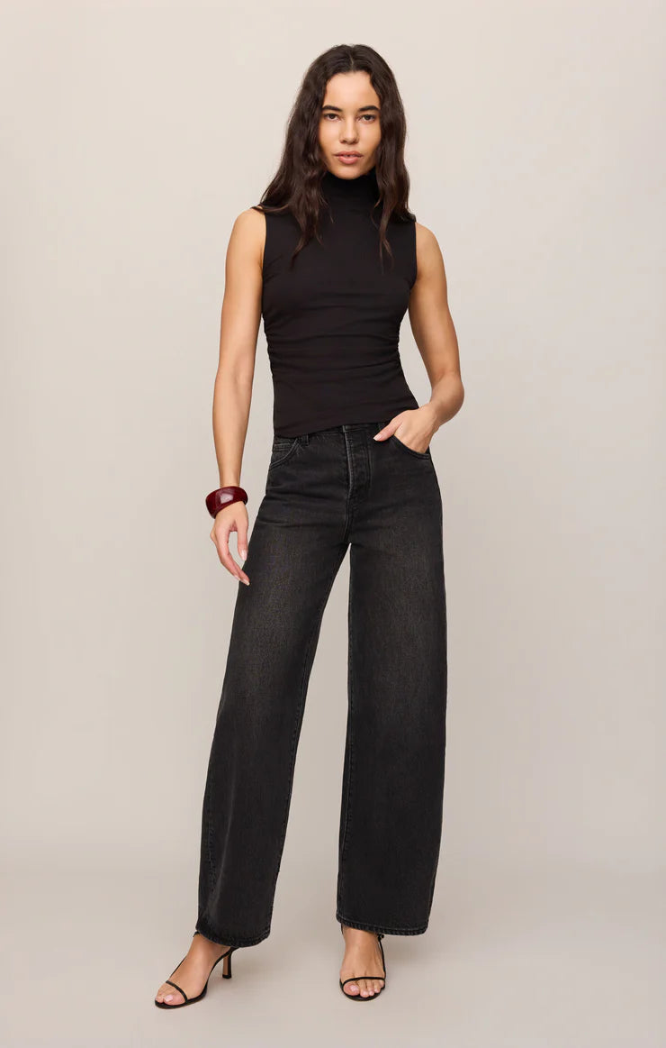 Z Supply Silva High Neck Tank in Black