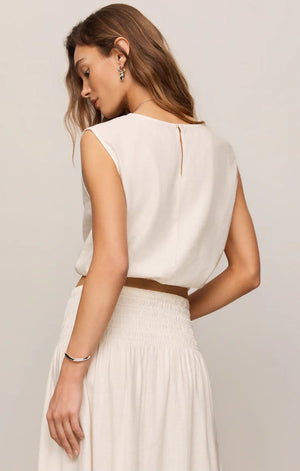 Z Supply White Merit Tank Top