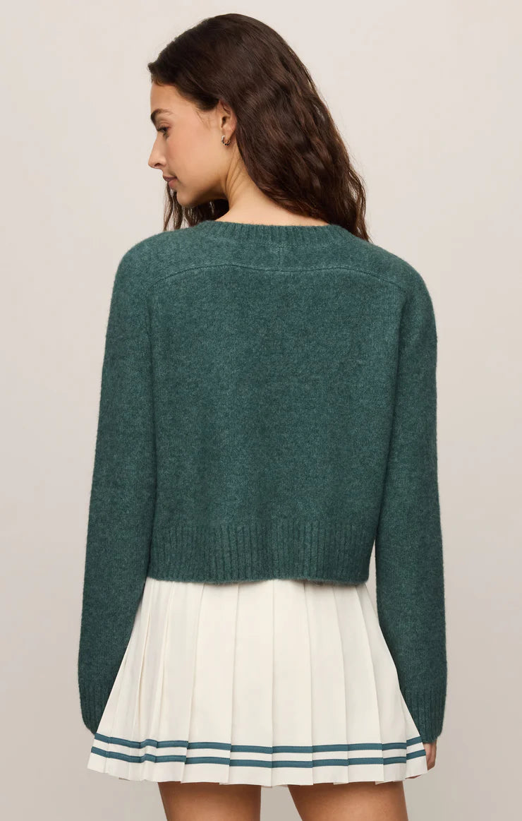 Z Supply Stand In Sweater in Emerald Cove