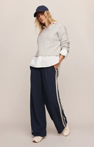Z Supply Feather Grey Stand In Sweater