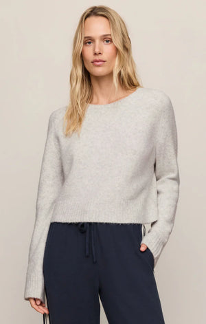 Z Supply Feather Grey Stand In Sweater