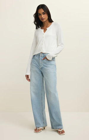 Z Supply The Perfect Layer Cardigan in White