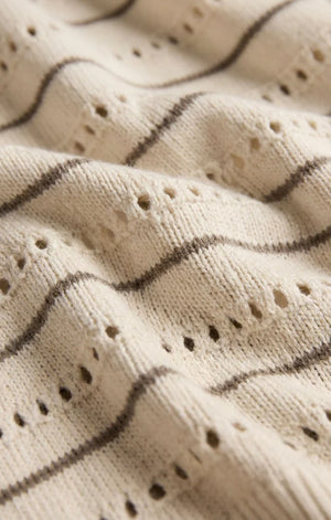 Z Supply Darby Striped Sandstone Sweater