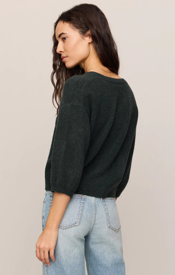 Z Supply Valor Cardigan in Emerald Grove