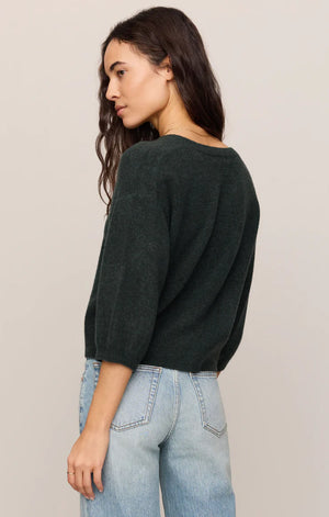 Z Supply Valor Cardigan in Emerald Grove
