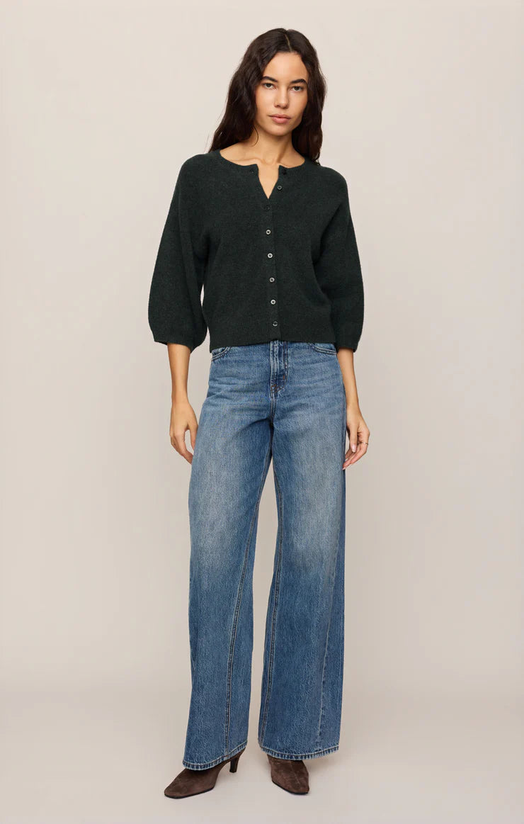Z Supply Valor Cardigan in Emerald Grove