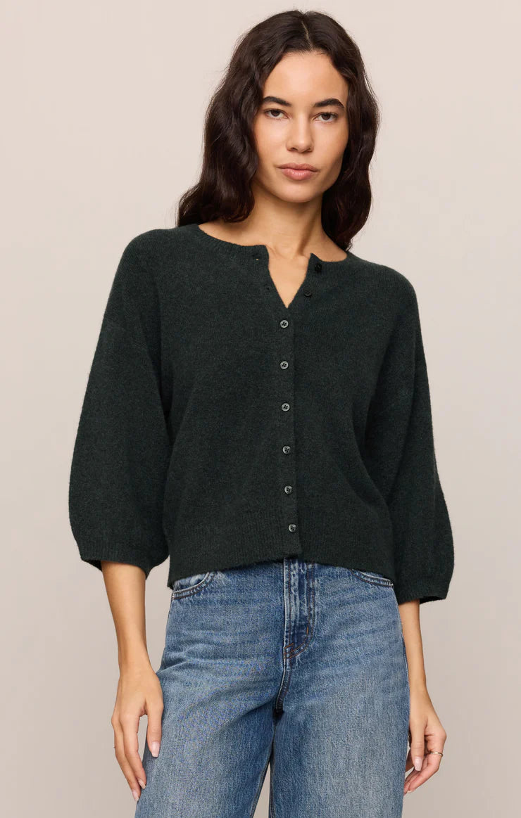 Z Supply Valor Cardigan in Emerald Grove