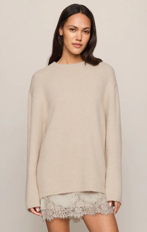 Z Supply Chill Mode Sweater in Frosted Pearl