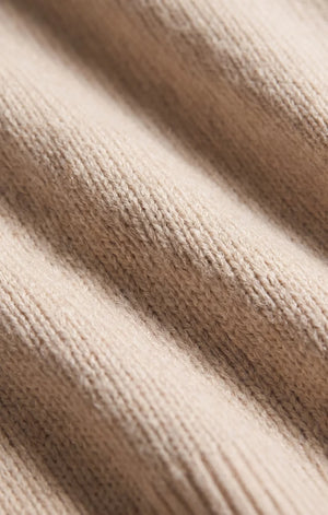 Z Supply Cloud Spun V-Neck Sweater in Frosted Pearl