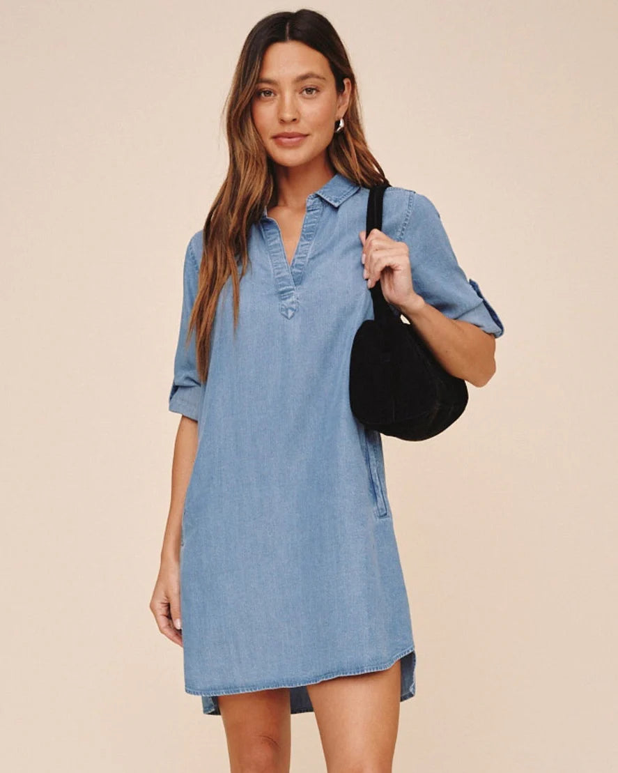 Bella Dahl Long Sleeve A Line Dress
